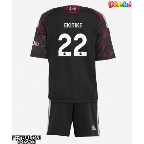 Liverpool Hugo Ekitike #22 Dětské Alternativní dres komplet 2026-27 Krátký Rukáv (+ trenýrky)